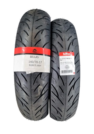 140/70-17 Ve 110/70-17 Tl Tubeless - Dubleks Bl086 Lastik Takımı