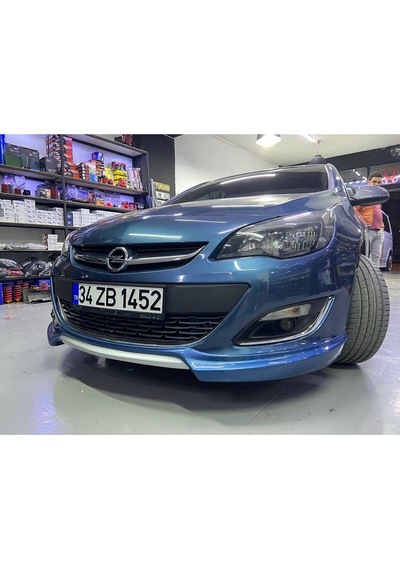Kit Garaj Opel Astra J Makyajlı Sedan Sport Ön Tampon Ek Ön Ek 2013 - 2016 2013-2016 Boyasız