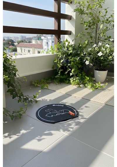 Siyah Gider Koku Önleyici Silikon Sızdırmaz Ped Banyo Mutfak Lavabo Koruyucu 15x14 Cm