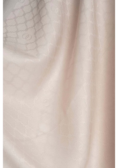 Imannoor Pencere Kafes Pudra Ramy Jakar Şal 70x210 Pudra