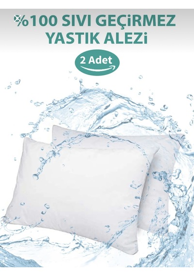 6 Adet Microfiber Sıvı Geçirmez Yastık Alezi Alez