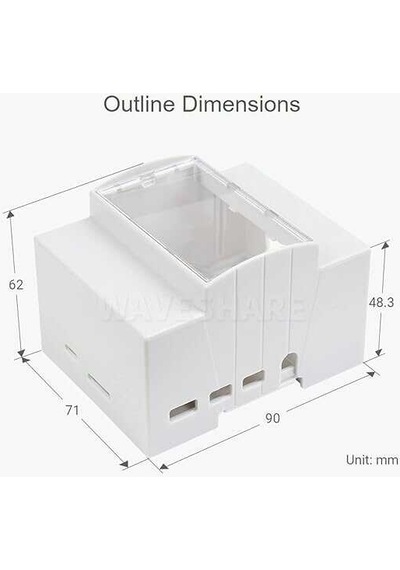 Raspberry Pi 4 İçin C016 Muhafaza Kutusu