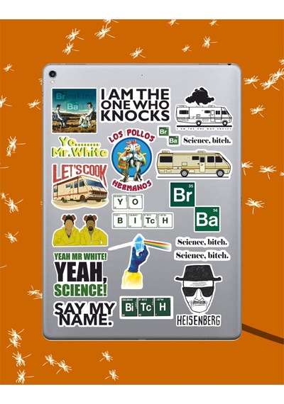 Breaking Bad Dizisi Sticker Seti, Çıkartma, Ajanda Bujo Scrapbook Kolaj Etiket Bullet Journal Diğer