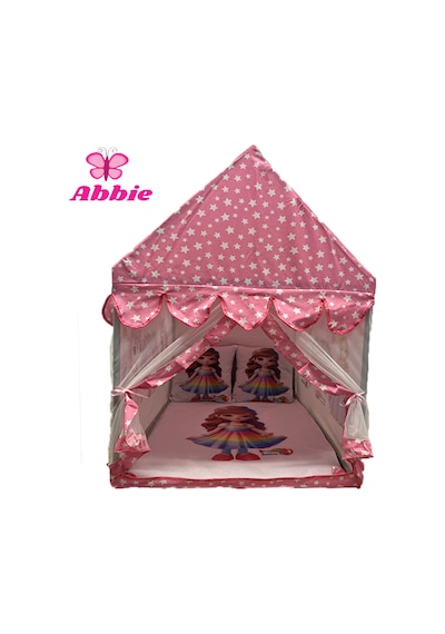 Abbie Rüya Evi Karakter Alt Minder Ve Kırlent Kılıfı Pembe