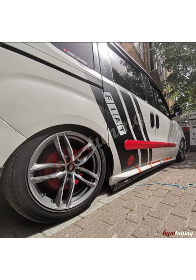 Fiat Doblo 2015 Sonrası Yan Marşpiyel Takımı - Boyasız Abs Plastik