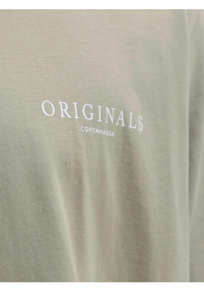 Jack & Jones Montauk Allover Print Erkek Yeşil Tişört 12292148-sgrs