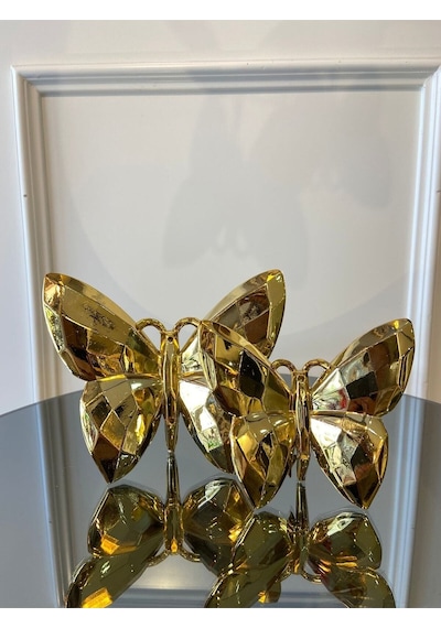 Ikili Gold Kelebek Biblo
