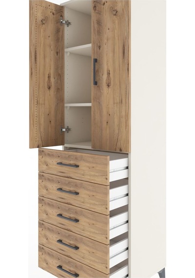 Hyperion Dolap 3 Raflı 5 Çekmeceli 2 Kapaklı 60x44x195 Aytaşı... Aytaşı Hyperion Dolap 3 Raflı 5 Çekmeceli 2 Kapaklı 60x44x195 Aytaşı... Aytaşı