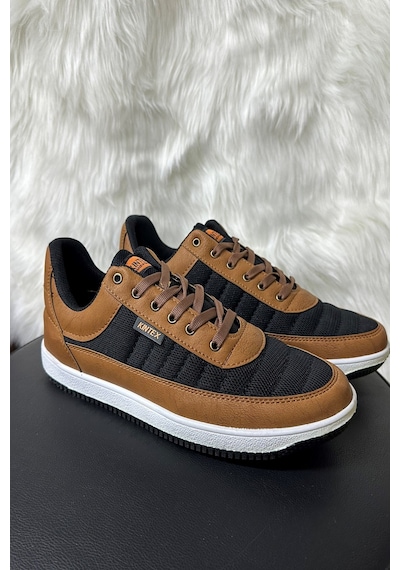 Günlük Erkek Sneaker Bağcıklı Hafif Rahat Fileli Hava Alabilen Yürüyüş Spor Ayakkabısı 014 Siyah - Taba Günlük Erkek Sneaker Bağcıklı Hafif Rahat Fileli Hava Alabilen Yürüyüş Spor Ayakkabısı 014 Siyah - Taba