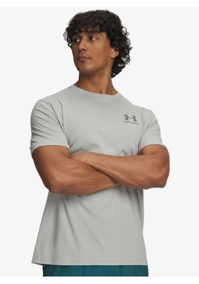 Under Armour Ua Sportstyle Lc Ss Erkek Günlük T-shirt Gri