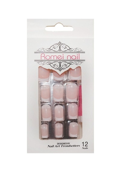 Pazarız Nail Takma Tırnak 12'li - French Pembe