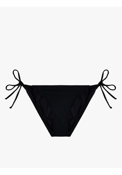 Koton Yanları Bağlamalı İpli Bikini Altı Siyah 6sak00002mm