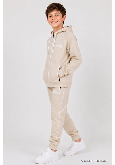 Pina Kids Erkek Çocuk Scuba Atheletic Reglan Kol Kapüşonlu Dalgıç Kumaş Eşofman Takımı Esf7028 Krem Pina Kids Erkek Çocuk Scuba Atheletic Reglan Kol Kapüşonlu Dalgıç Kumaş Eşofman Takımı Esf7028 Krem