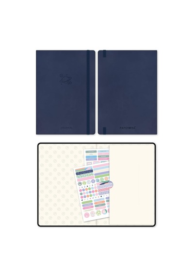 A5 Bullet Journal Noktalı Defter 140 Gr. 80 Yaprak Midnight