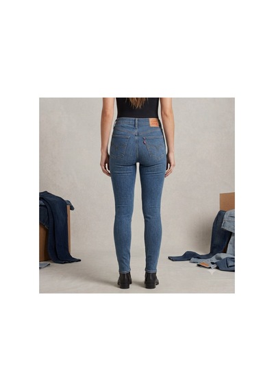 Levi's Tayt Esnekliği Mile High Super Skinny Kadın Jean Pantolon - 0184 Lacivert