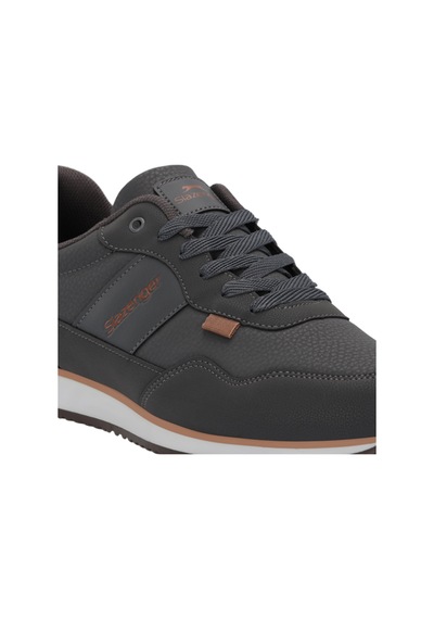 Slazenger OFFENSE Erkek  Koyu Gri / Beyaz Günlük Spor Ayakkabısı