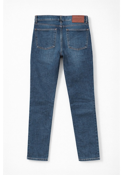 Bluew White Kadın Düz Kesim Düz Paça Straight Fit Mavi Jean Pantolon