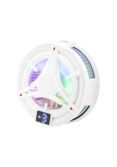 Telefon Soğutucu Fan Manyetik Isı Göstergeli Rgb - Beyaz Hdx4380