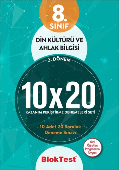 Tudem 8. Sınıf Bloktest Din Kül. Ve Ahlak B.10x20 Denemeleri 2.dönem
