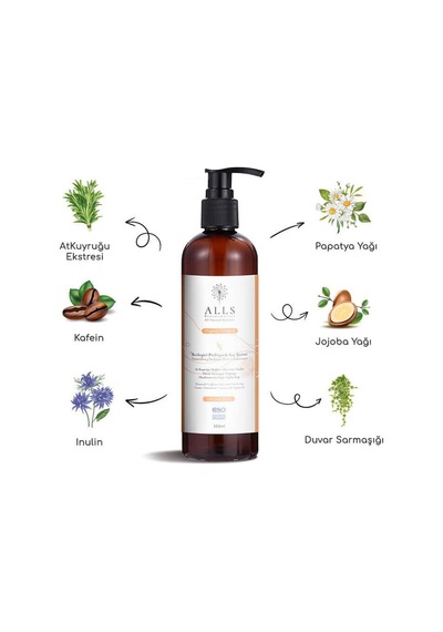 Alls Biocosmetics Organik Besleyici Prebiyotik Saç Kremi 350 ML