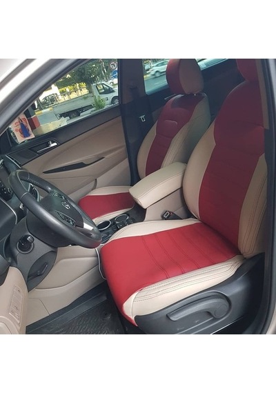 Hyundai Tucson Araca Özel Deri Oto Koltuk Kılıfı (509239564)