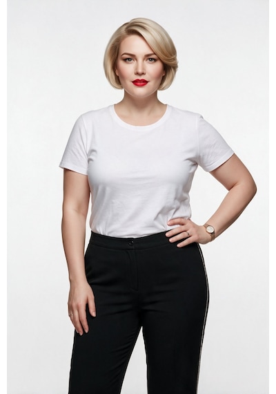 De White's Kadın Pantolon 26y22613 Siyah