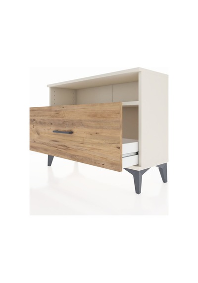 Arges Şifonyer Tek Raflı Tek Çekmeceli 88x30x64 Aytaşı-çam Aytaşı