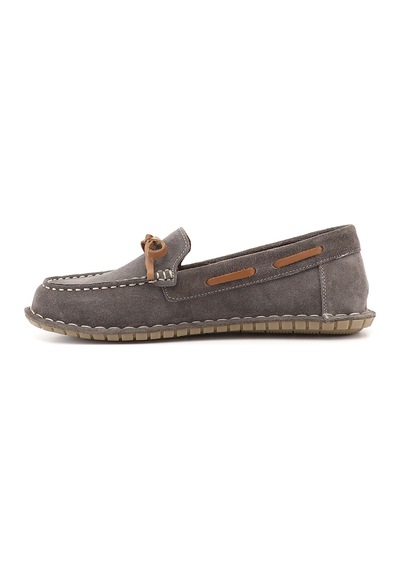 Gönderi(R) Gönderi R Kadın Vizon Süet Fiyonklu Rok Hakiki Deri Comfort Loafer Dyza55945139