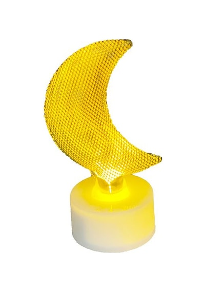 Dekoratif Led Lamba Metal Kaliteli Hediyelik Lisinya Sarı