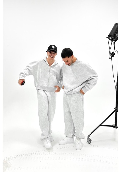Gri Melanj Cozy Basic Oversize Sweat Gri Melanj