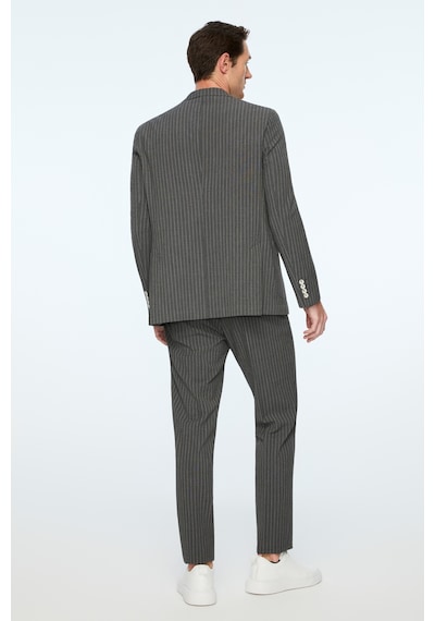 Morven Erkek Füme Poliviskon Trend Çizgili Slim Fit Mono Yaka Takım Elbise 26ms001024050 Füme Morven Erkek Füme Poliviskon Trend Çizgili Slim Fit Mono Yaka Takım Elbise 26ms001024050 Füme