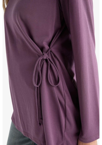 Defacto Regular Fit Modal Uzun Kollu Tunik G0305ax25aupr79 Mor