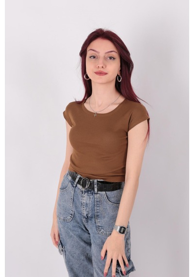 Busem S0015601 Kadın Bluz Koyu Hardal