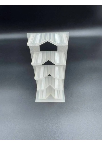 1:64 Ölçek Araç Sergileme Standı - 5 Araçlık - Natural