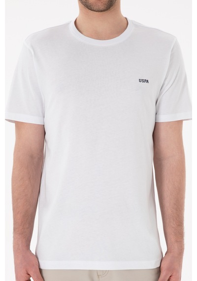 U.S. Polo Assn. Erkek Regular Fit Bisiklet Yaka Beyaz Basic Tişört 50305928-VR013 U.S. Polo Assn. Erkek Regular Fit Bisiklet Yaka Beyaz Basic Tişört 50305928-VR013