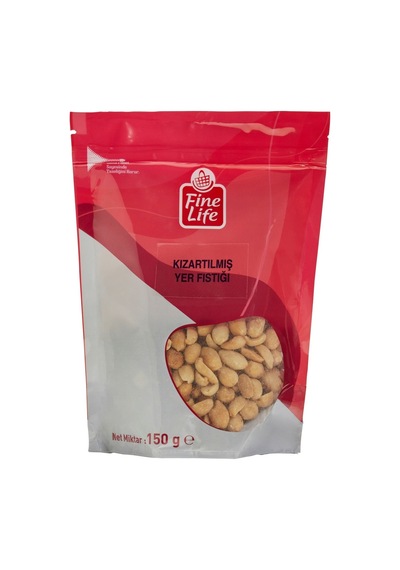 Fine Life Kızartılmış Yer Fıstığı 150 G - Çıtır Ve Aromatik Atıştırmalık 2'li Ekonomik Paket - Tarı