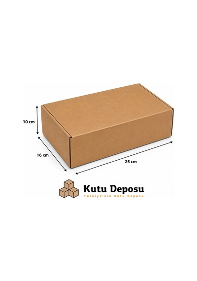 16x25x10 Cm E-ticaret Ve Kargo Kutusu 50 Adet