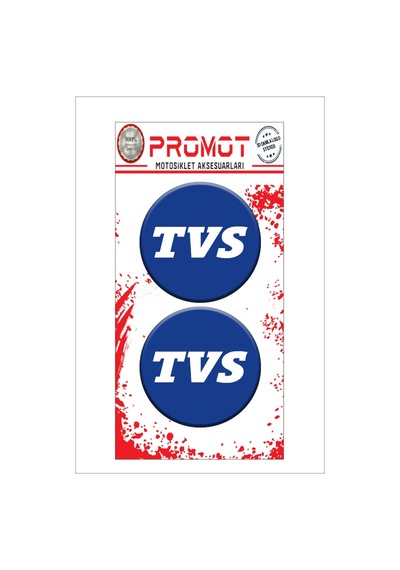 Damla Logo Sticker Tvs Logo Kabartmalı 5x5cm 04 Nötr
