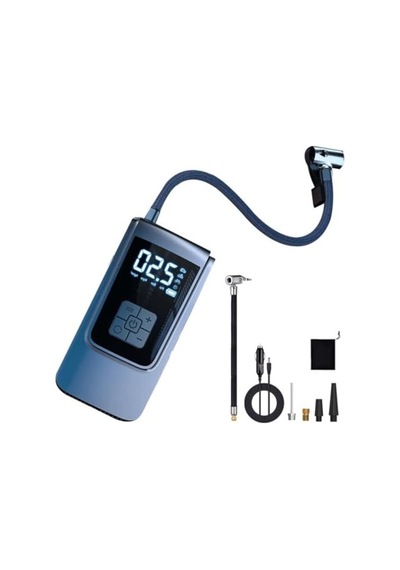 6000mah Şarjlı Hava Kompresörü, 150psi Lastik Şişirme