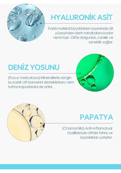 3 Lü Serum Seti C Vitamini + Niasinamid + Hyaluronik Asit 3x30 Ml - Aydınlatıcı, Gözenek Ve Nem Bakımı