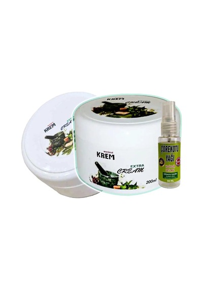 Muzicevi Krem Bakım Masaj Kremi 2x125 Ml+30 Ml Çörek Otu Yağı İle