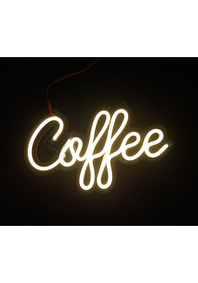 Coffee Neon Yazı - Neon Coffee Yazısı Led Neon