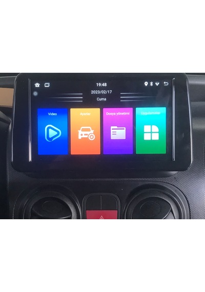 Fıat Fıorıno 9" Uyumlu Androıd Multimedya Gerçek 2/32 Kablosuz Carplay Geri Görüş Kameralı 9"