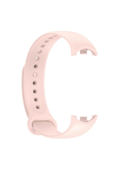 Xiaomi Mi Band 8 İçin Silikon Kordon Pudra Mi Band 8 İle Uyumlu Kordon - Pudra Çok Renkli