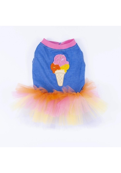 Pawstar Ice Cream Kedi Köpek Elbisesi Kedi Köpek Kıyafeti