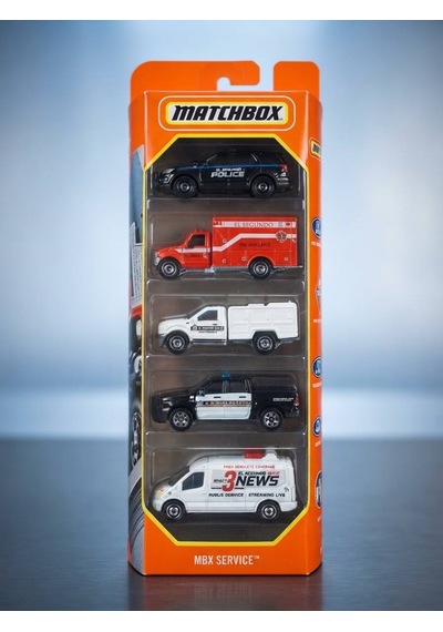 Matchbox Mbx Service 5'li Acil Durum Ve Servis Araçları Seti