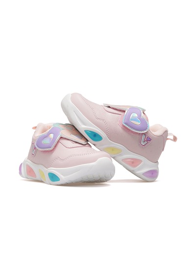 Vicco Lovely Kız Çocuk Işıklı Spor Ayakkabı 25k 346.234 Pk Pudra