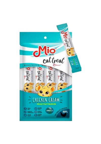 Multivitamin Tavuklu Kedi Ödül Krema 4lü