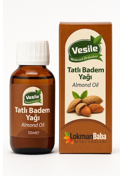 Tatlı Badem Yağı %100 Saf Soğuk Sıkım Doğal Cilt Ve Saç Bakımı İçin Bitkisel Yağ 50 Ml Diğer