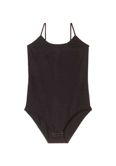 20st İp Askılı Kadın Çıtçıtlı Body Siyah 13-2010